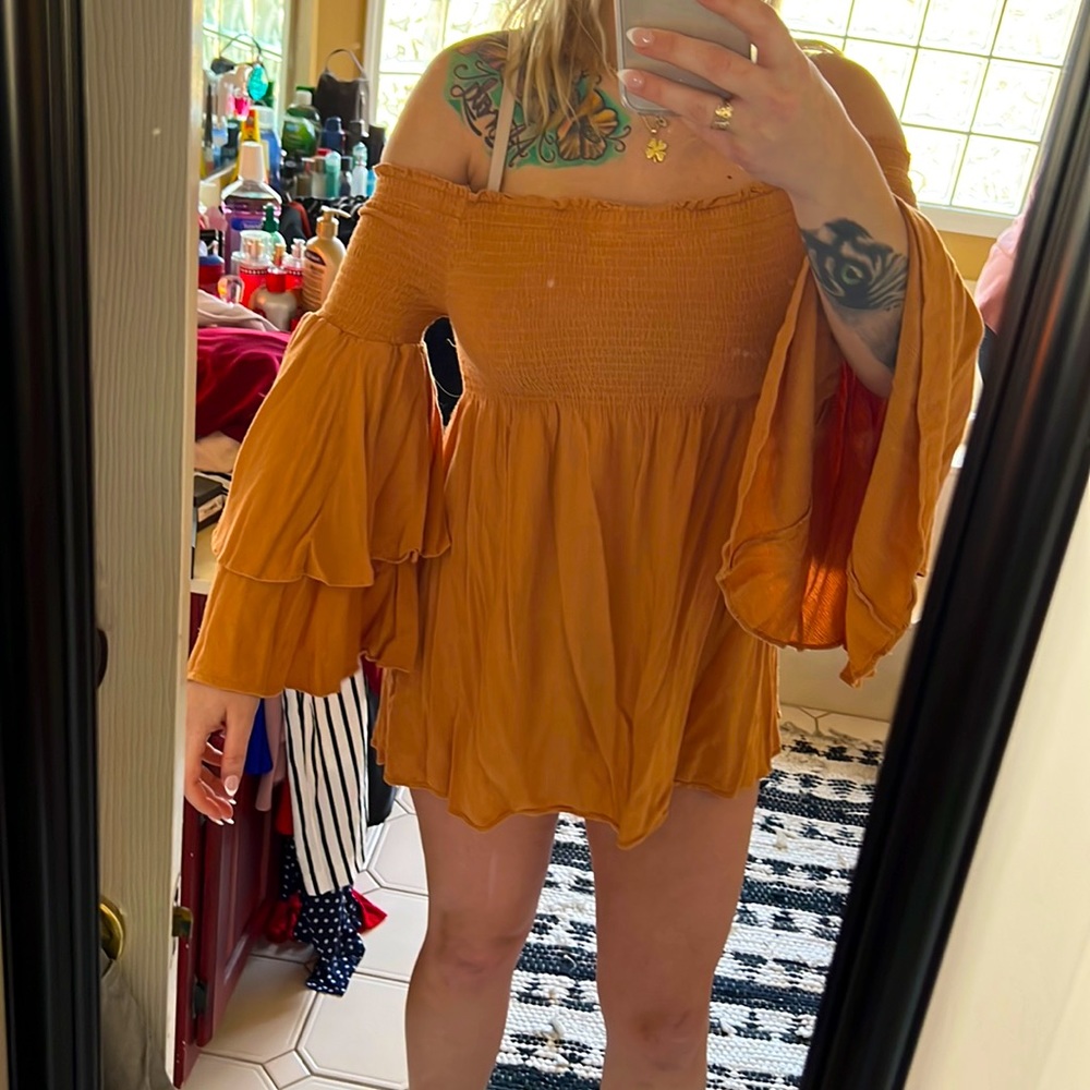Tan Dress - Size M - Picture 1 of 5